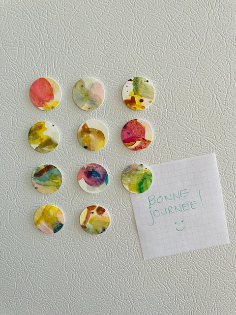Atelier créatif - Découpage & Aquarelle | Signet et magnets (débutant)