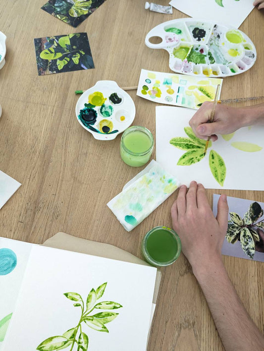Atelier créatif - Initiation à l'aquarelle - Botanique - (niveau 1 - débutant)