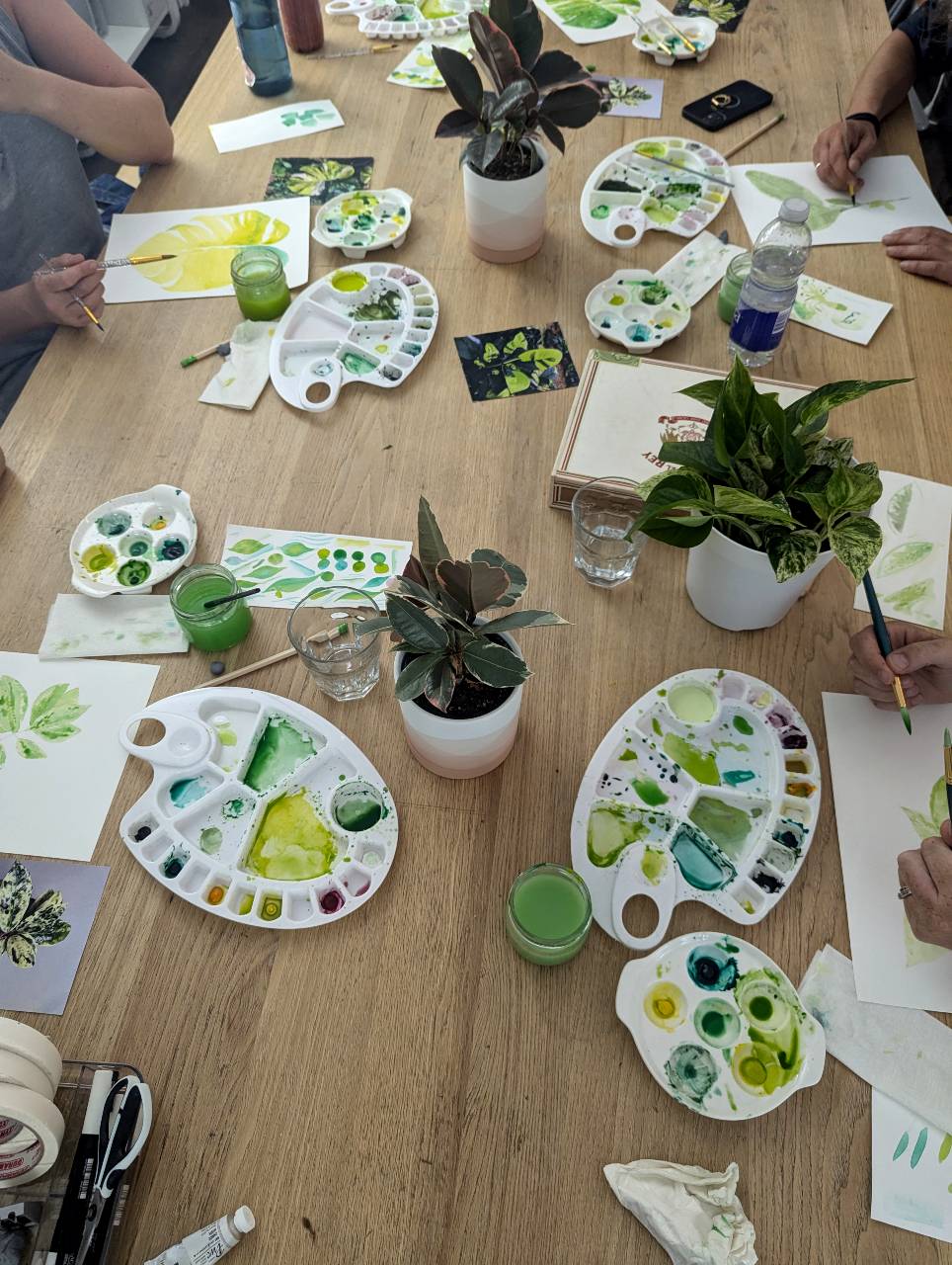 Atelier créatif - Initiation à l'aquarelle - Botanique - (niveau 1 - débutant)