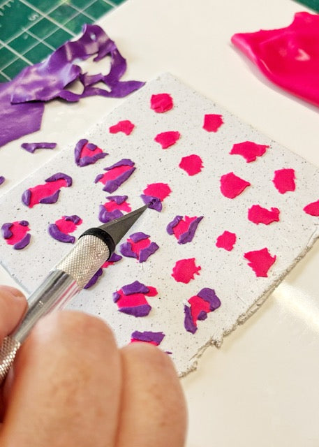 Atelier créatif - Boucles d'oreilles en argile polymére