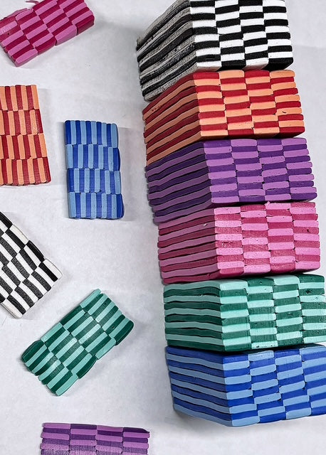Atelier créatif - Boucles d'oreilles en argile polymére
