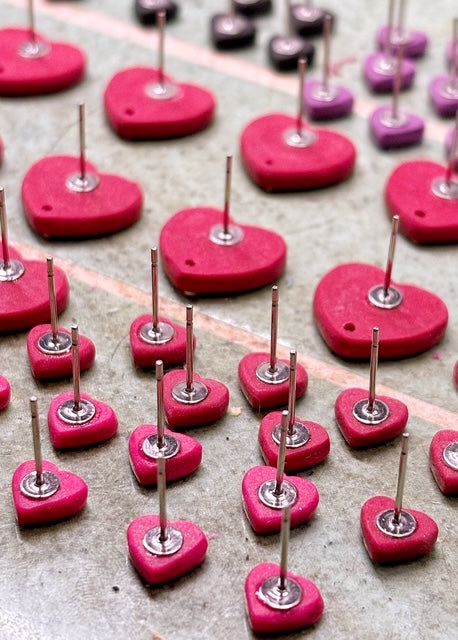 Atelier créatif - Boucles d'oreilles en argile polymére