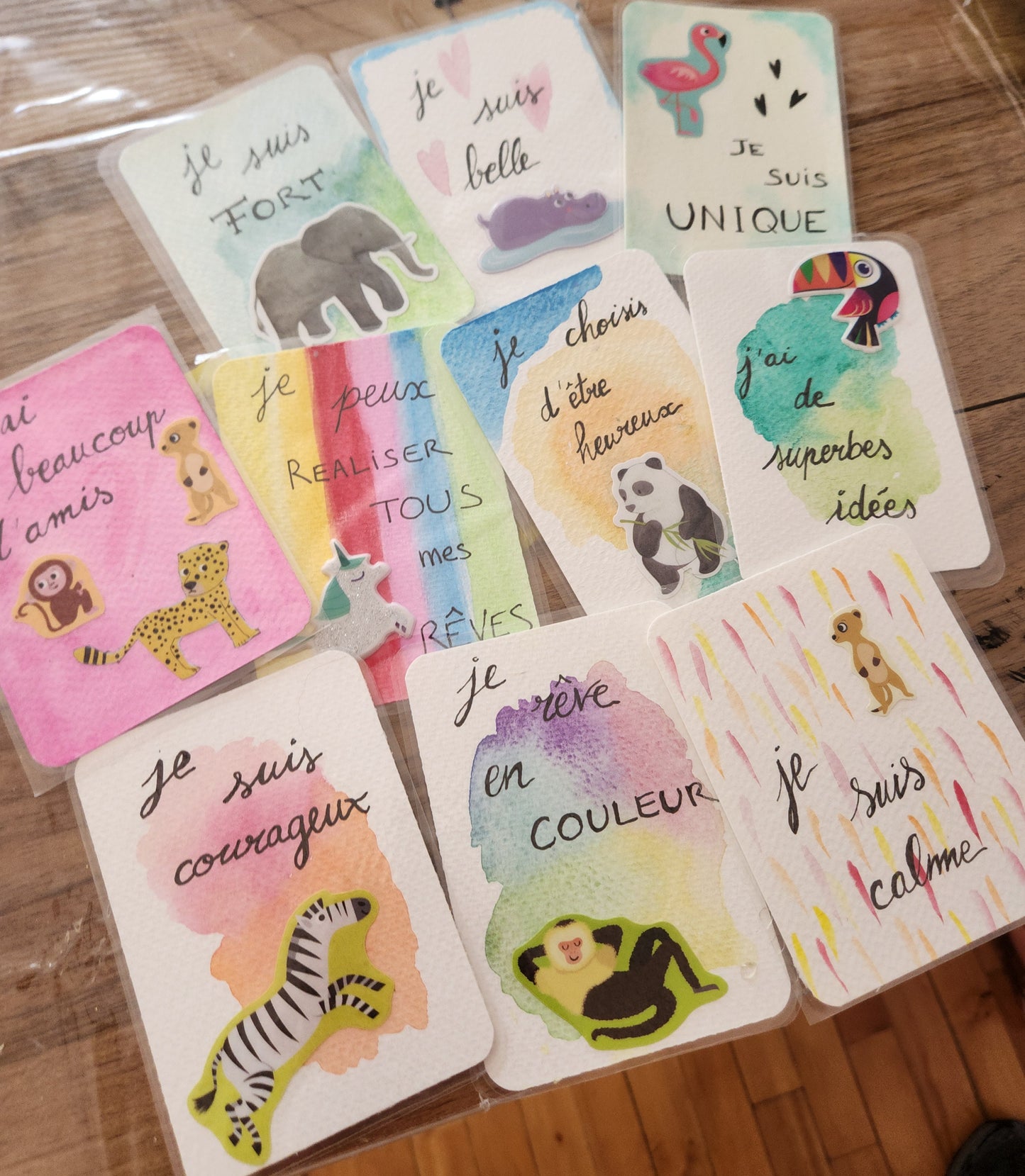 Atelier créatif – Cartes d’Affirmations Positives à l'aquarelle