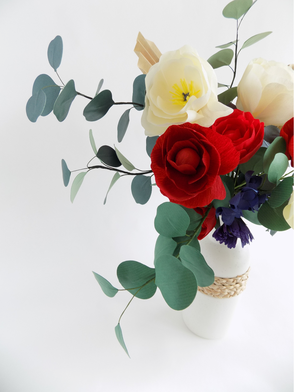 Bouquet de fleurs en papier "Champêtre"