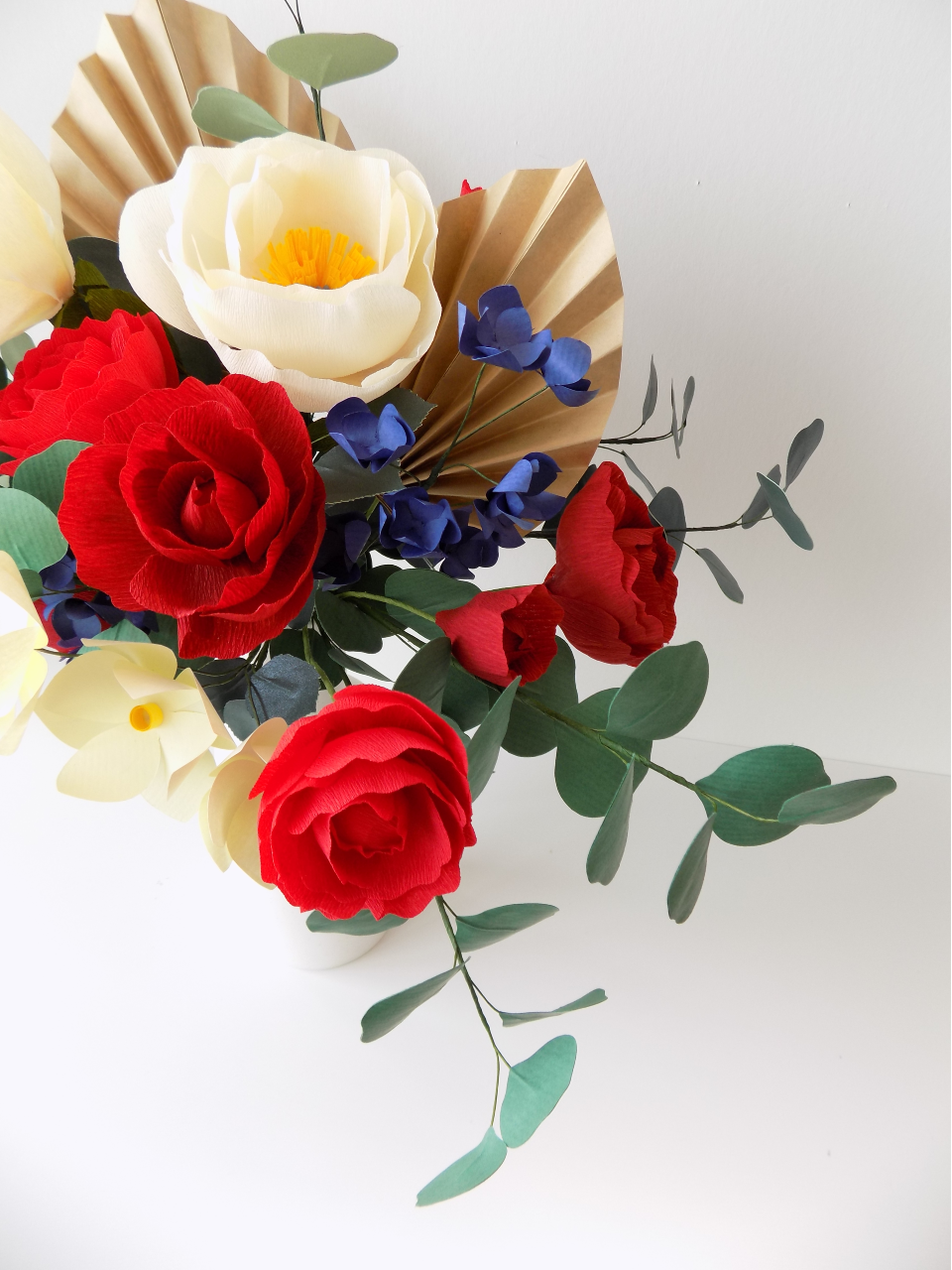 Bouquet de fleurs en papier "Champêtre"
