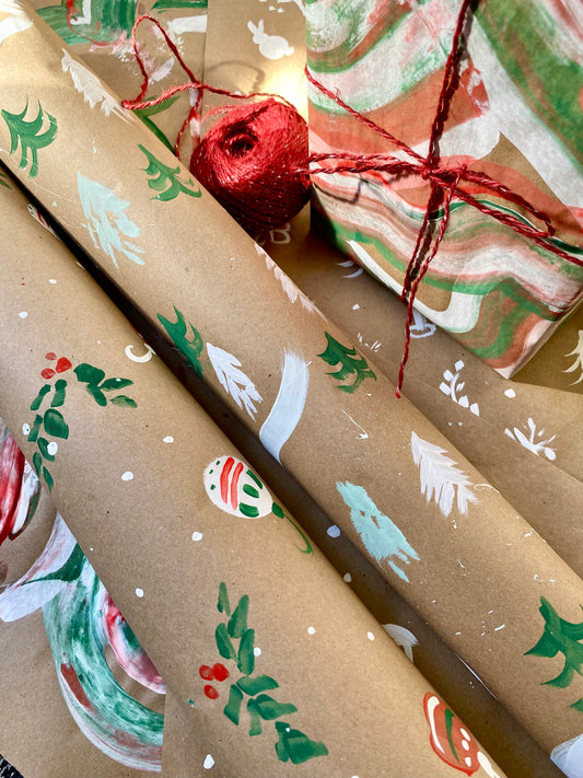 Atelier créatif - Papier emballage des fêtes Sip & Gift Wrap