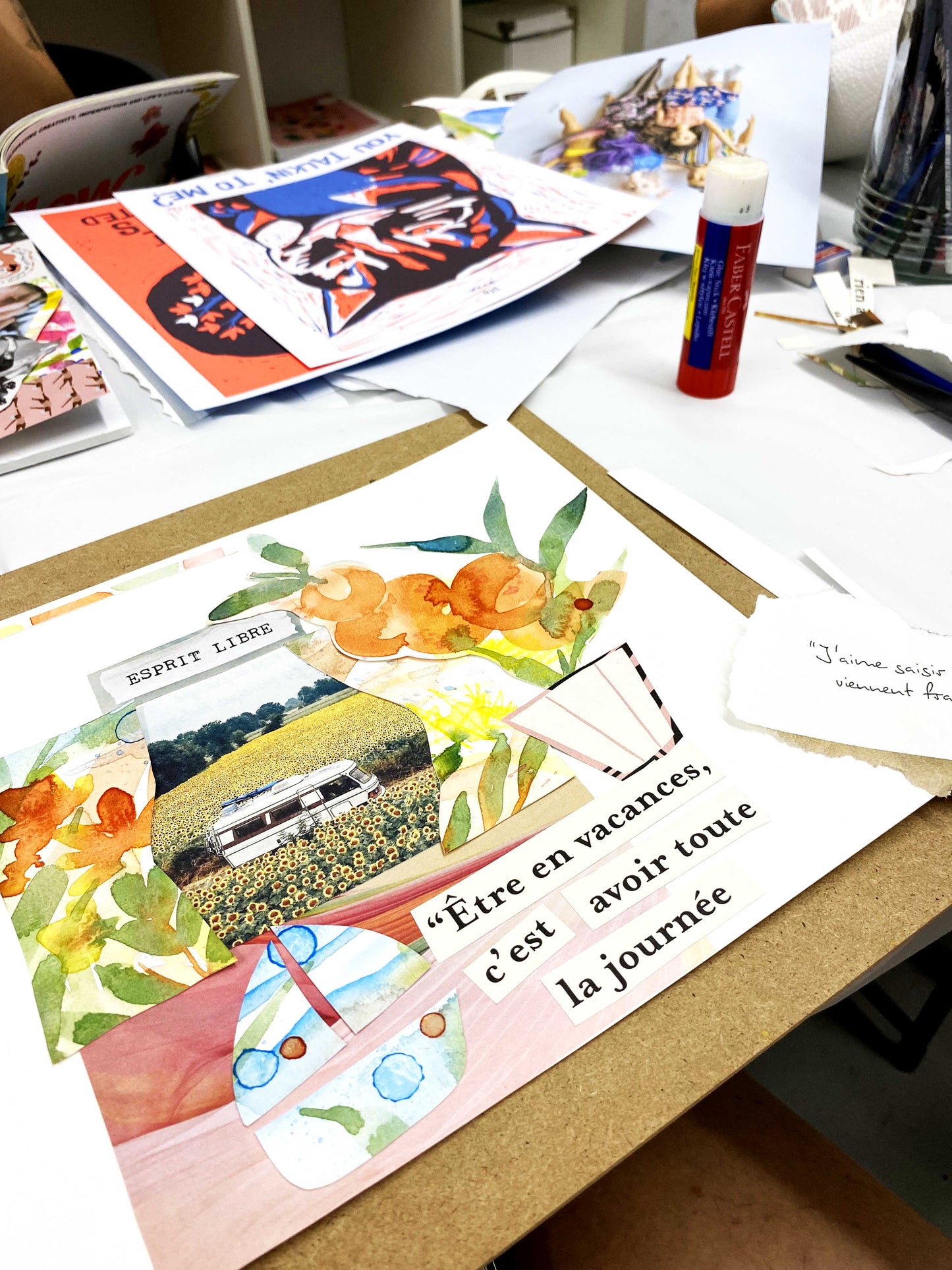 Atelier créatif  - Collage & Vision board