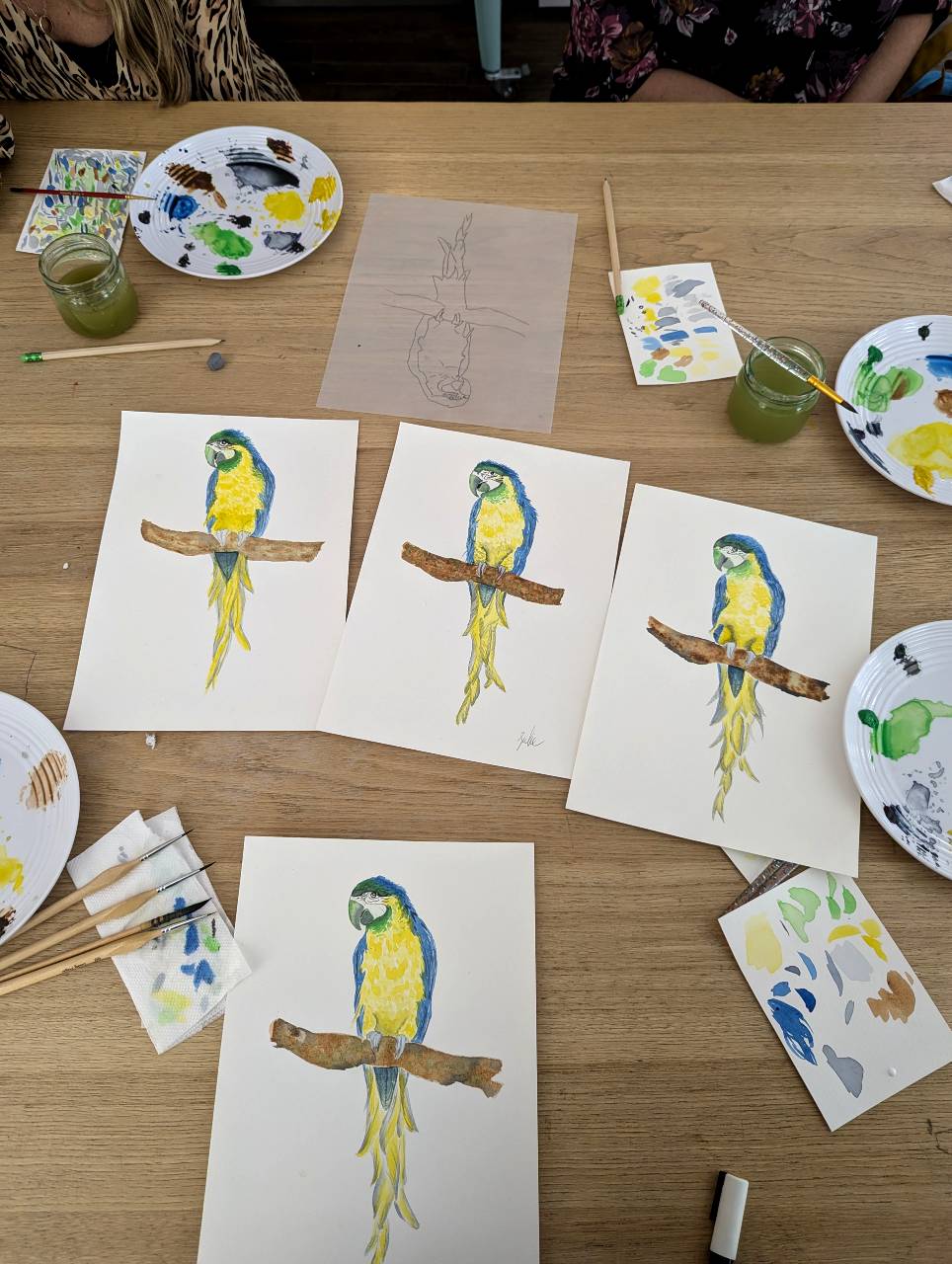 Atelier d'aquarelle - Les oiseaux - niveau 2 (débutant avec pré requis)