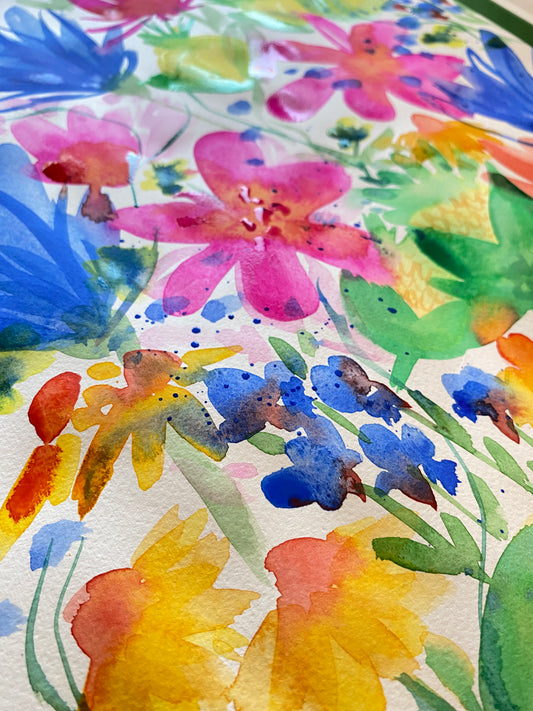 Atelier créatif - Initiation à l'aquarelle | Les fleurs (niveau 1 - débutant)