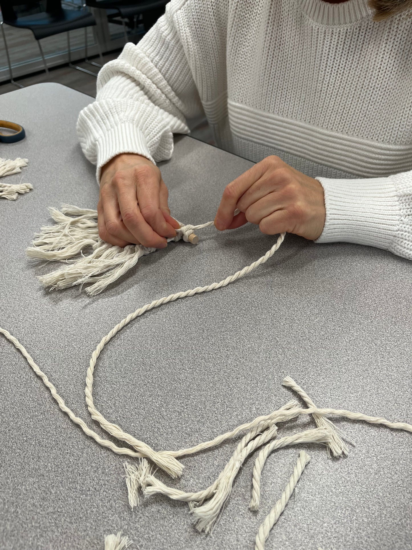 Atelier créatif - Ornements en macramé